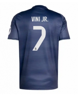 Billige Fotballdrakt Real Madrid Vinicius Junior #7 Replika Bortedrakt 2025-26 Kortermet